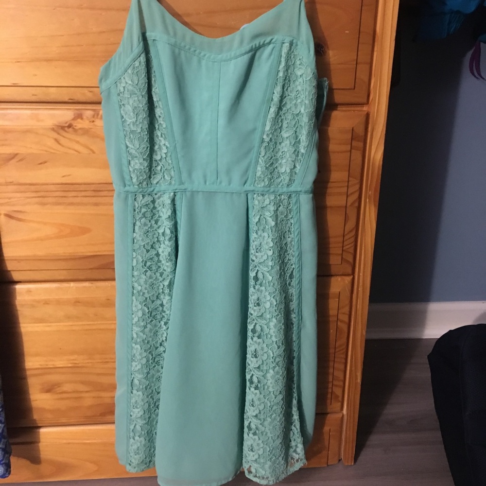 Blue/green dress - Picture 1 of 2